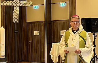 Zweite Sitzung des Synodalen Ausschusses in Mainz: Hl. Messe mit Bischof Dr. Peter Kohlgraf (Mainz)
